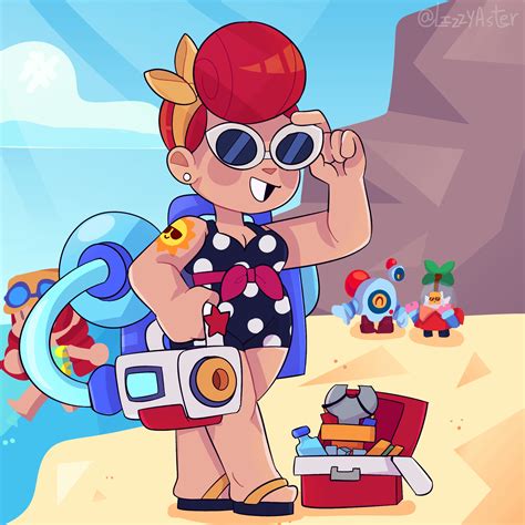 Holiday Pam fanart! : r/Brawlstars