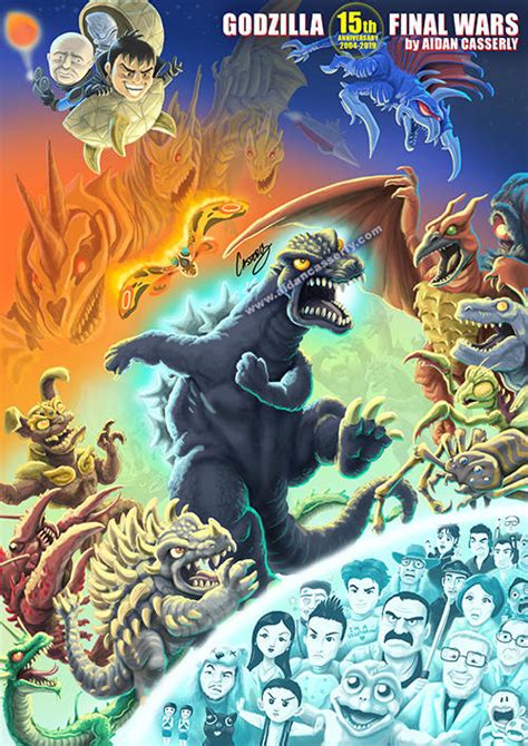 Godzilla Final Wars 15th Anniversary by DadaHyena on DeviantArt