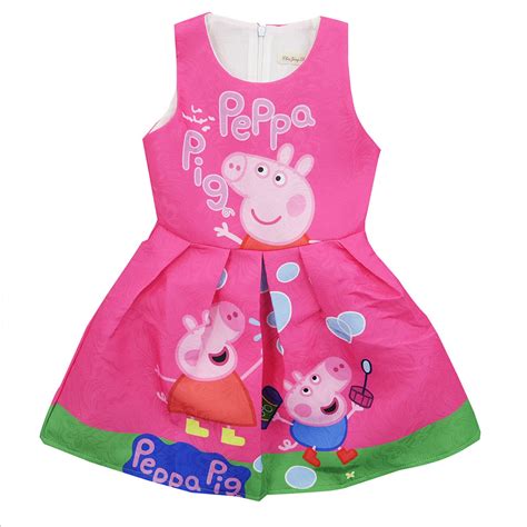 PEPPA PIG Girls Baby Dress Sundress Clothing O-neck Clothes Fashion 2017 | eBay