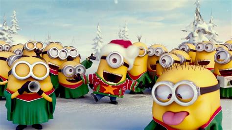 MINIONS Christmas Song | Minions singing, Minion christmas