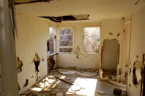 Interior Of Broken Down House Free Stock Photo - Public Domain Pictures