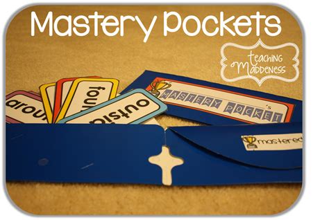 Mastery Pockets {Part 2} - *Teaching Maddeness*