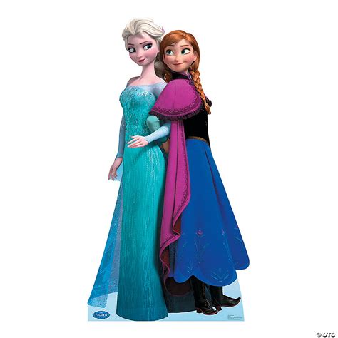 Disney Frozen Elsa Anna Life-Size Cardboard Stand-Up ...