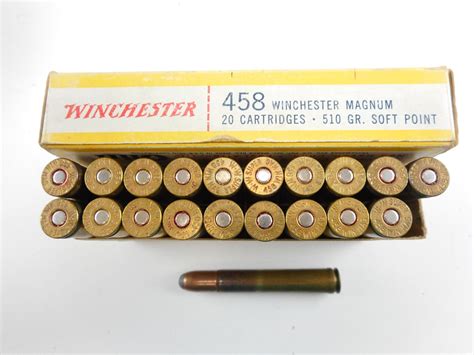 WINCHESTER SUPER-SPEED 458 WIN MAG AMMO - Switzer's Auction & Appraisal Service