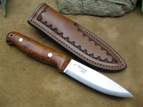 "Nordic Grind" Scandi-Bushcraft in Desert Ironwood Burl Knife Patterns ...