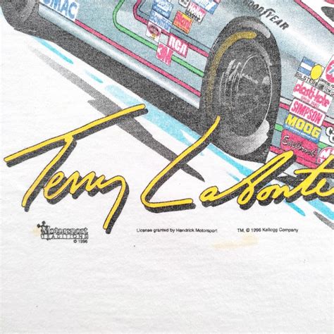 Vintage Nascar Terry Labonte Iron Man by Hendrick Motirsport, Fesyen ...