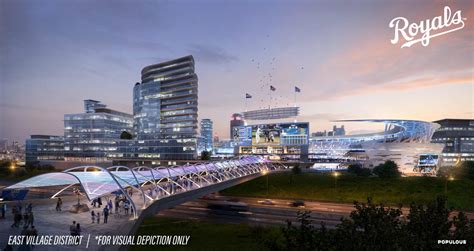 Kansas City Royals unveil renderings of possible sites for a stadium by Populous