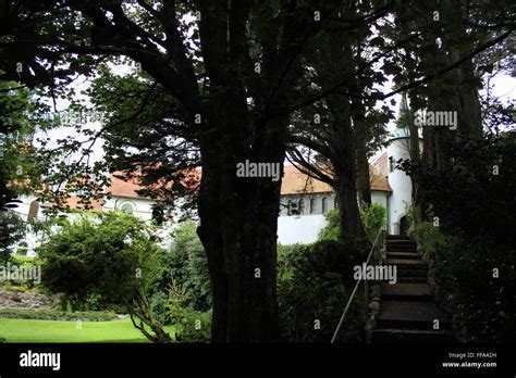 Caldey Island Monastery Stock Photo - Alamy