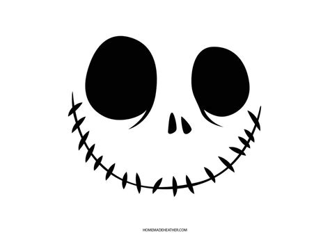 Nightmare Before Christmas: Jack Skellington (Free Pumpkin Stencil ...