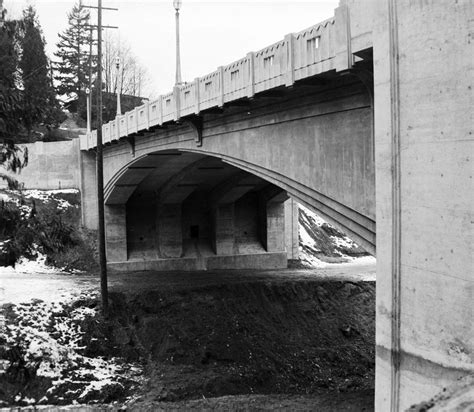 Schmitz Park Bridge in West Seattle is completed in December 1936. - HistoryLink.org