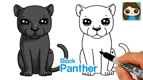 Simple Panther Drawing