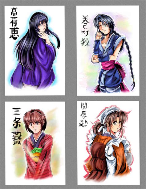 Rurouni Kenshin characters second 4th by Penzoom on DeviantArt