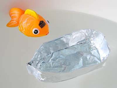 Home Science Activity: How Much Weight Can Aluminum Foil Boats Float? | Foil boat, Stem ...