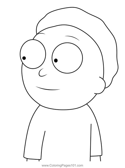 Explore 78+ newest morty smith coloring pages , download and print for free - Shill Art