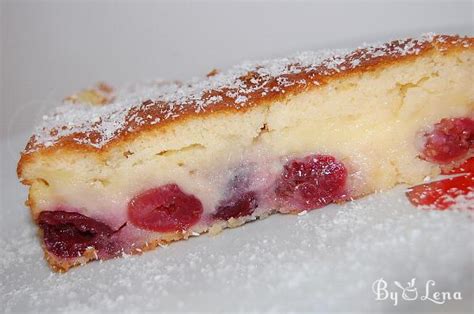 Delicious Cherry Vanilla Pudding Cake Recipe - ByLena.com