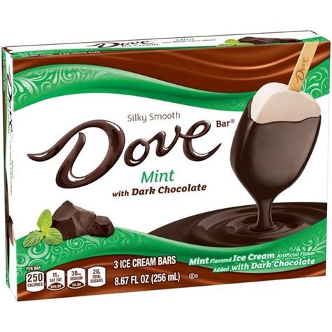 Dove Mint With Dark Chocolate Ice Cream Bars 3 ct | Shipt