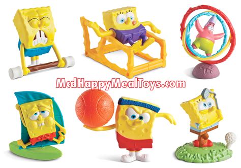 Happy Meal Toys Collection Fan Site: SpongeBob Squarepants Toys