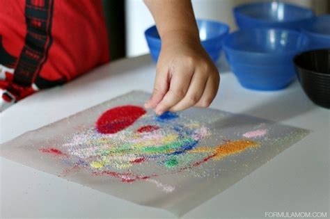 Easy Sand Art for Kids #crafts #keepkidsbusy