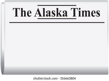 Alaska Times Newspaper Northern Us State Stock Vector (Royalty Free) 356663804 | Shutterstock