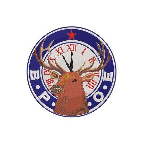 BPOE - ELKS Lodge Emblem or Logo - Digital Embroidery Design - 3x3, 3 ...