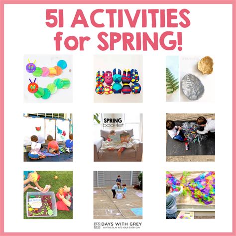 51 Spring Activities for Kids - Days With Grey