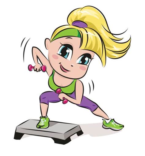 Royalty Free Step Aerobics Clip Art, Vector Images & Illustrations - iStock