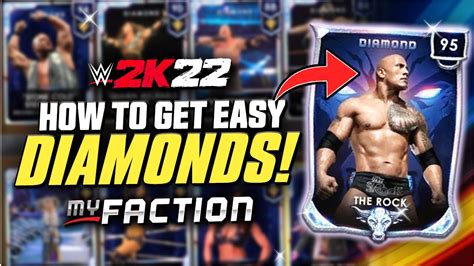 WWE 2K22 - How To Get EASY DIAMOND CARDS in MyFACTION!! - YouTube