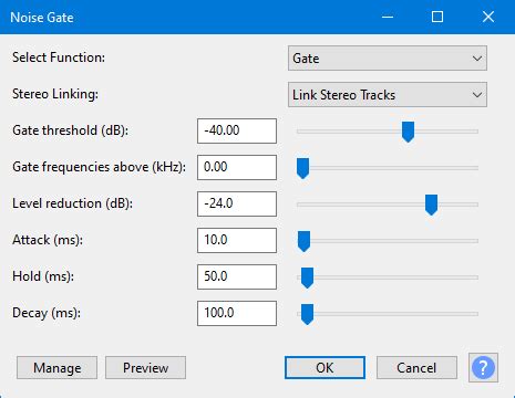 Alternative Noise Reduction Techniques - Audacity Manual