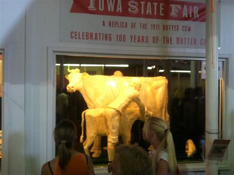 Butter Cow -- Iowa State Fair -- Des Moines, Iowa | Iowa state fair ...