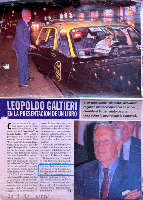 Leopoldo Galtieri en la presentación del libro – Malvinas 1982, cómo y ...