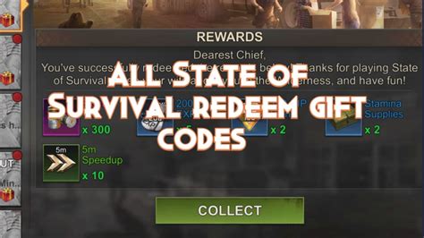 State of Survival redeem gift codes December 2024 - Pillar Of Gaming