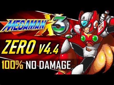 Mega Man X3: Zero Playabe (100% No Damage Completion Run) 4K - YouTube