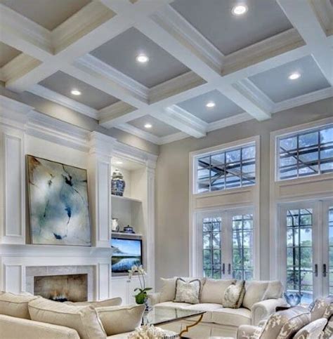 Top 50 Best Coffered Ceiling Ideas - Sunken Panel Designs