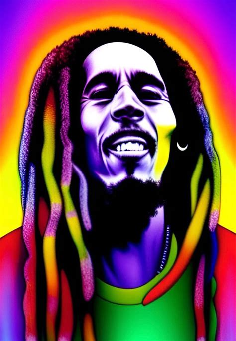 Bob Marley Ai Celebrity Portraits, Celebrity Art, Jah Rastafari, Bob Marley, Celebrities ...