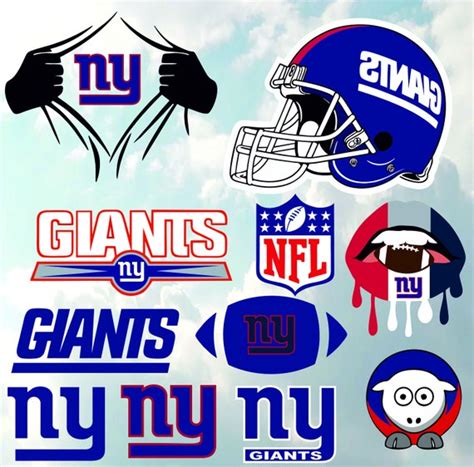 New York Giants logo vector svg eps dxf png jpg | Etsy