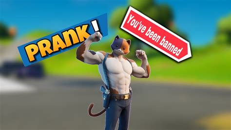 I GOT BANNED PRANK IN FORTNITE - YouTube