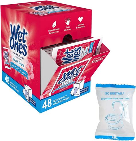 Amazon.com: Wet Ones Antibacterial Hands & Face Wipes, Citrus Scent, 20 ...