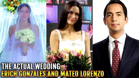 Erich Gonzales ACTUAL WEDDING DAY to Mateo Lorenzo at St James The ...