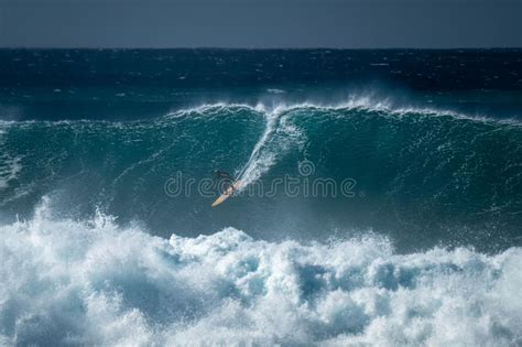 Surfer rides the wave editorial stock photo. Image of transparent ...