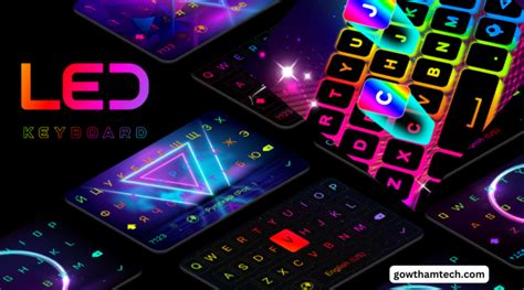 LED Keyboard: Emoji, Fonts Keyboard