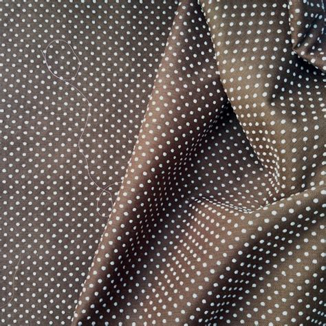 Vintage Fabric Dotted Swiss Fabric Small Swiss Dot Brown | Etsy