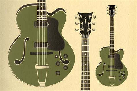 Electric Guitar | Custom-Designed Graphic Objects ~ Creative Market