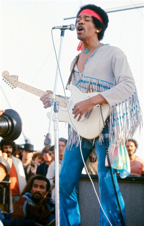 Jimi Hendrix Performing at Woodstock (Facing Left), 1969 | San Francisco Art Exchange