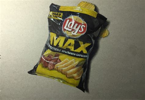 Lays 3d chips package realistic drawing by Saules-dievas on DeviantArt
