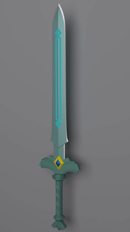 3D goddess longsword sword - TurboSquid 1333700