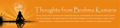 Thoughts from Brahma Kumaris