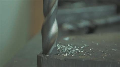 Process Drilling Metal Structure Using Modern Stock Footage Video (100% Royalty-free) 1051558774 ...