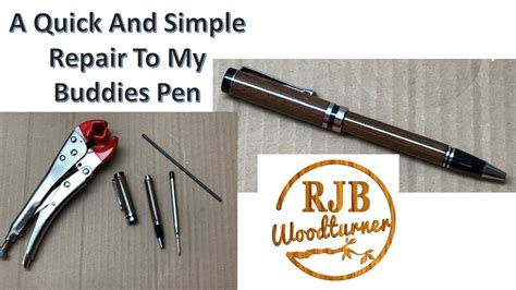 How To Fix A Ballpoint Pen - After performing the second step, carefully strike the pen on the ...