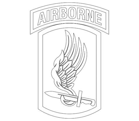 US Army 173rd Airborne Brigade Patch Vector Files Dxf Eps Svg - Etsy