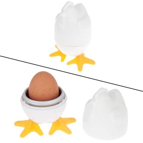 Chicken-Shaped Microwave Egg Cooker Hard Or Soft Boiled Steamer ...